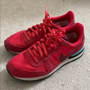 Red Nike Trainers J Crew